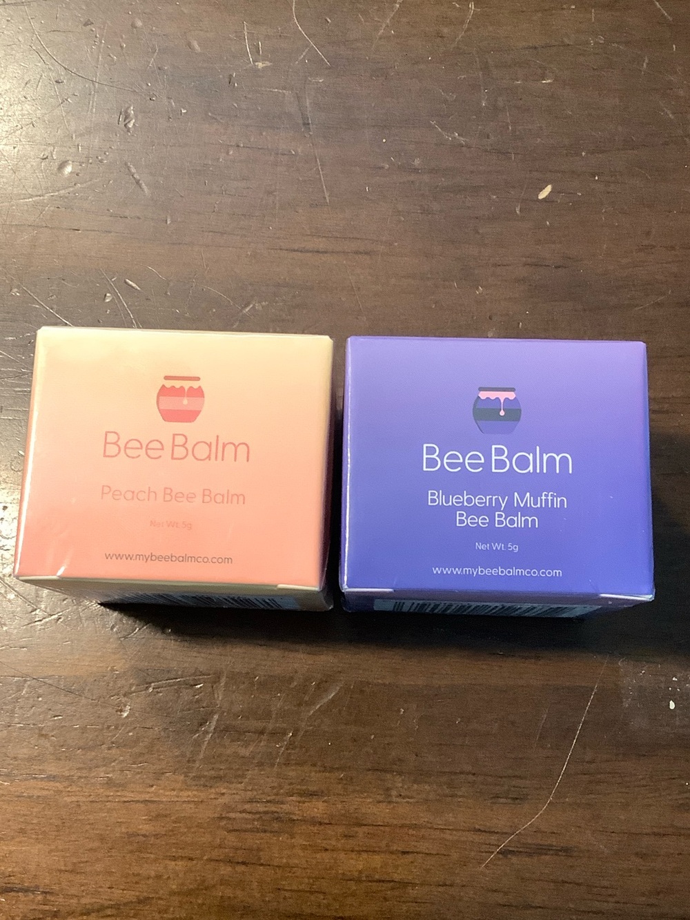 Duo Lip Care - Peach & Blueberry Muffin